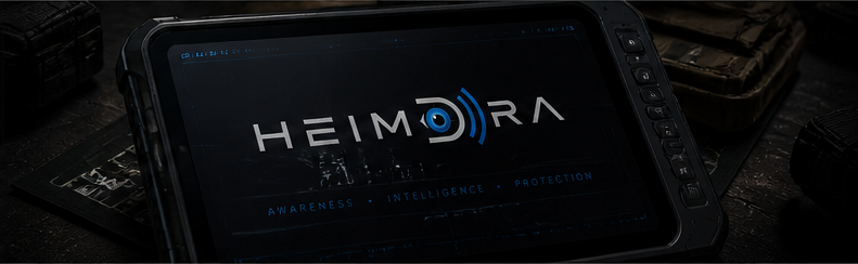 HEIMDRA rugged tablet command interface